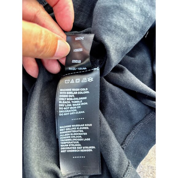 Harley-Davidson Womens Black Tee Embroidered Logo Print Size L Motorcycle Sport - Picture 5 of 9